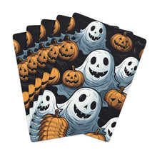 DistinctInk Playing / Poker Cards with Ghoulish Ghostbusters and Pumpkins Design for Halloween
