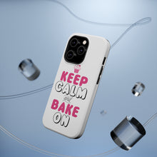 DistinctInk ToughCase for Apple iPhone, Compatible with MagSafe Charging - Keep Calm and Bake On