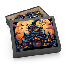 DistinctInk Jigsaw Puzzle with Spooky Sweet Treats Design for Halloween