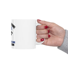 DistinctInk Glossy White Coffee / Tea Mug - Is Your Name WiFi I'm Feeling a Connection