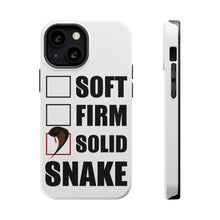 DistinctInk ToughCase for Apple iPhone, Compatible with MagSafe Charging - Soft Firm Solid Snake