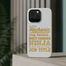DistinctInk ToughCase for Apple iPhone, Compatible with MagSafe Charging - Auto Mechanic Multi Tasking Ninja