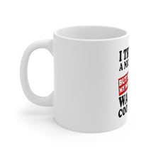 DistinctInk Glossy White Coffee / Tea Mug - Try to Be Nice Person Mouth Doesn't Cooperate