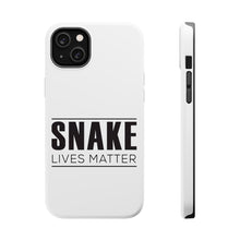 DistinctInk ToughCase for Apple iPhone, Compatible with MagSafe Charging - SNAKE Lives Matter