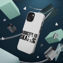 DistinctInk ToughCase for Apple iPhone, Compatible with MagSafe Charging - Addicted to Skating