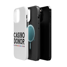 DistinctInk ToughCase for Apple iPhone, Compatible with MagSafe Charging - Casino Donor - Blackjack Gambling