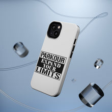 DistinctInk ToughCase for Apple iPhone, Compatible with MagSafe Charging - Parkour Expand Your Limits