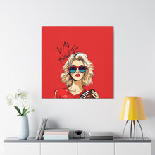 DistinctInk Canvas Wall Art with In My Football Era design