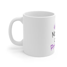 DistinctInk Glossy White Coffee / Tea Mug - Mother of a Princess
