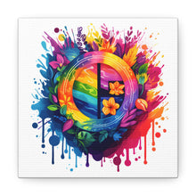 DistinctInk Canvas Wall Art with The Road to Fulfillment for LGBTQ+ Pride