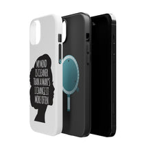 DistinctInk ToughCase for Apple iPhone, Compatible with MagSafe Charging - My Mind is Cleaner Than a Man's I Change It
