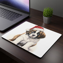 DistinctInk Mouse Pad - 1/4" Foam Rubber - St. Bernard Puppy Drawing
