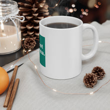 DistinctInk Glossy White Coffee / Tea Mug - Pay the Farmer, Not the Pharma.