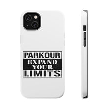 DistinctInk ToughCase for Apple iPhone, Compatible with MagSafe Charging - Parkour Expand Your Limits