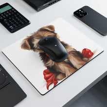 DistinctInk Mouse Pad - 1/4" Foam Rubber - Yorkshire Terrier Puppy Drawing