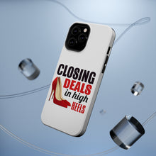 DistinctInk ToughCase for Apple iPhone, Compatible with MagSafe Charging - Closing Deals in High Heels