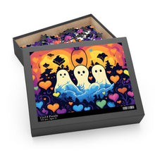 DistinctInk Jigsaw Puzzle with A Life Of Adventure Design for Halloween  LGBTQ+ Pride