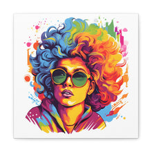 DistinctInk Canvas Wall Art with A World of Words for LGBTQ+ Pride