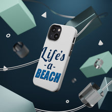 DistinctInk ToughCase for Apple iPhone, Compatible with MagSafe Charging - Life's a Beach