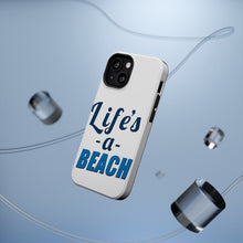 DistinctInk ToughCase for Apple iPhone, Compatible with MagSafe Charging - Life's a Beach