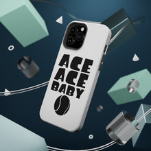 DistinctInk ToughCase for Apple iPhone, Compatible with MagSafe Charging - Ace Ace Baby Tennis