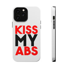 DistinctInk ToughCase for Apple iPhone, Compatible with MagSafe Charging - Kiss My Abs