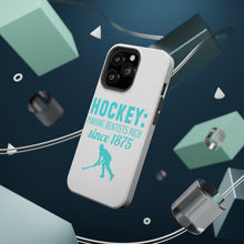 DistinctInk ToughCase for Apple iPhone, Compatible with MagSafe Charging - Hockey Making Dentists Rich Since 1875