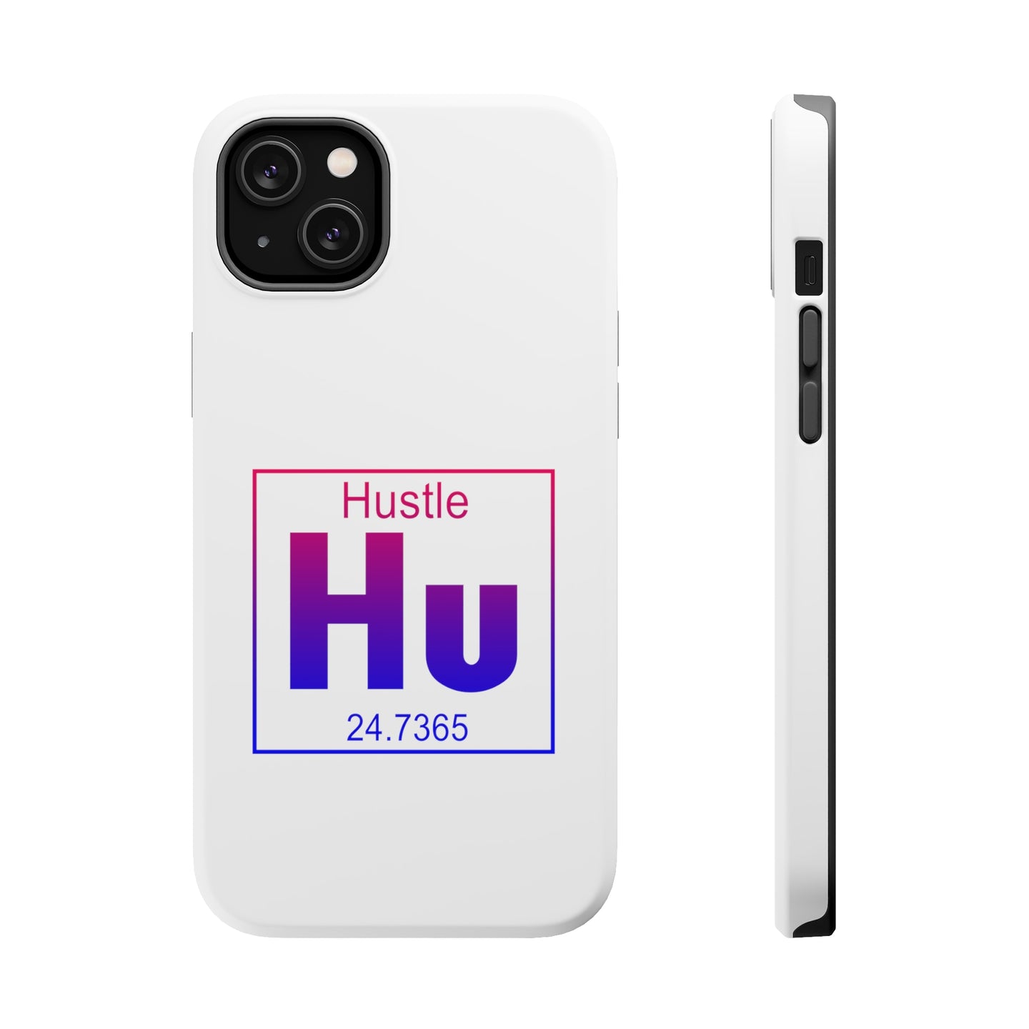 DistinctInk ToughCase for Apple iPhone, Compatible with MagSafe Charging - Entrepreneur Hustle Hu Element