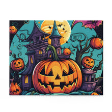 DistinctInk Jigsaw Puzzle with Trick or Treat Parade Design for Halloween