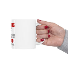DistinctInk Glossy White Coffee / Tea Mug - Camping - Friends & Marshmallows Get Toasted