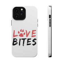 DistinctInk ToughCase for Apple iPhone, Compatible with MagSafe Charging - Love Bits - Dog Paw