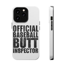 DistinctInk ToughCase for Apple iPhone, Compatible with MagSafe Charging - Official Baseball Butt Inspector