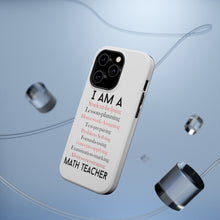 DistinctInk ToughCase for Apple iPhone, Compatible with MagSafe Charging - Teacher Student Helping Homework Encourage