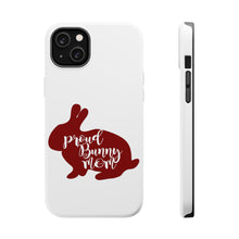 DistinctInk ToughCase for Apple iPhone, Compatible with MagSafe Charging - Proud Bunny Mom - Rabbit