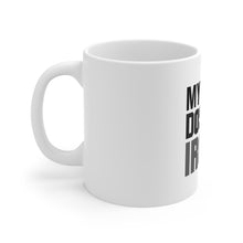 DistinctInk Glossy White Coffee / Tea Mug - My Daily Dose of Iron Golf
