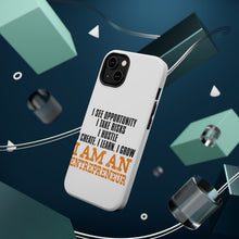 DistinctInk ToughCase for Apple iPhone, Compatible with MagSafe Charging - Entrepreneur Opportunity Risks Hustle
