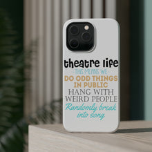 DistinctInk ToughCase for Apple iPhone, Compatible with MagSafe Charging - Theatre Life - Odd Things in Public