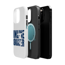 DistinctInk ToughCase for Apple iPhone, Compatible with MagSafe Charging - Inline Skater - Skating