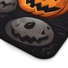 DistinctInk Desk Mat with Haunted Harvest Time Design for Halloween