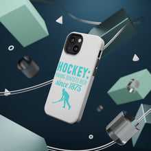 DistinctInk ToughCase for Apple iPhone, Compatible with MagSafe Charging - Hockey Making Dentists Rich Since 1875