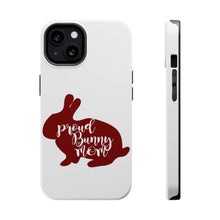 DistinctInk ToughCase for Apple iPhone, Compatible with MagSafe Charging - Proud Bunny Mom - Rabbit