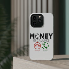 DistinctInk ToughCase for Apple iPhone, Compatible with MagSafe Charging - Money Is Calling Decline or Accept
