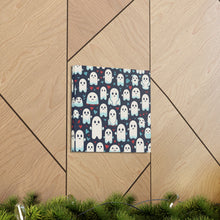 DistinctInk Canvas Wall Art with Skelephants and Ghostly Ghouls for Halloween