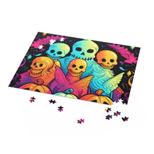 DistinctInk Jigsaw Puzzle with The Joy of Connecting Design for Halloween  LGBTQ+ Pride