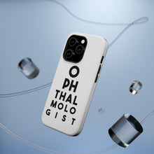 DistinctInk ToughCase for Apple iPhone, Compatible with MagSafe Charging - Ophthalmologist Eye Chart