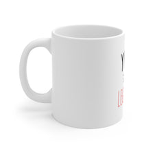 DistinctInk Glossy White Coffee / Tea Mug - Yoga and Leggings