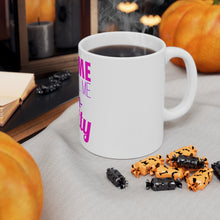 DistinctInk Glossy White Coffee / Tea Mug - Feed Me and Tell Me I'm Pretty