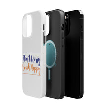 DistinctInk ToughCase for Apple iPhone, Compatible with MagSafe Charging - Don't Worry, BEACH Happy
