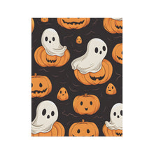 DistinctInk Garden & House Banner / Flag with Haunted Skeleton Pumpkin Patch Design for Halloween