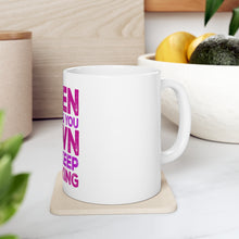 DistinctInk Glossy White Coffee / Tea Mug - When Life Gets You Down Just Keep Twerking